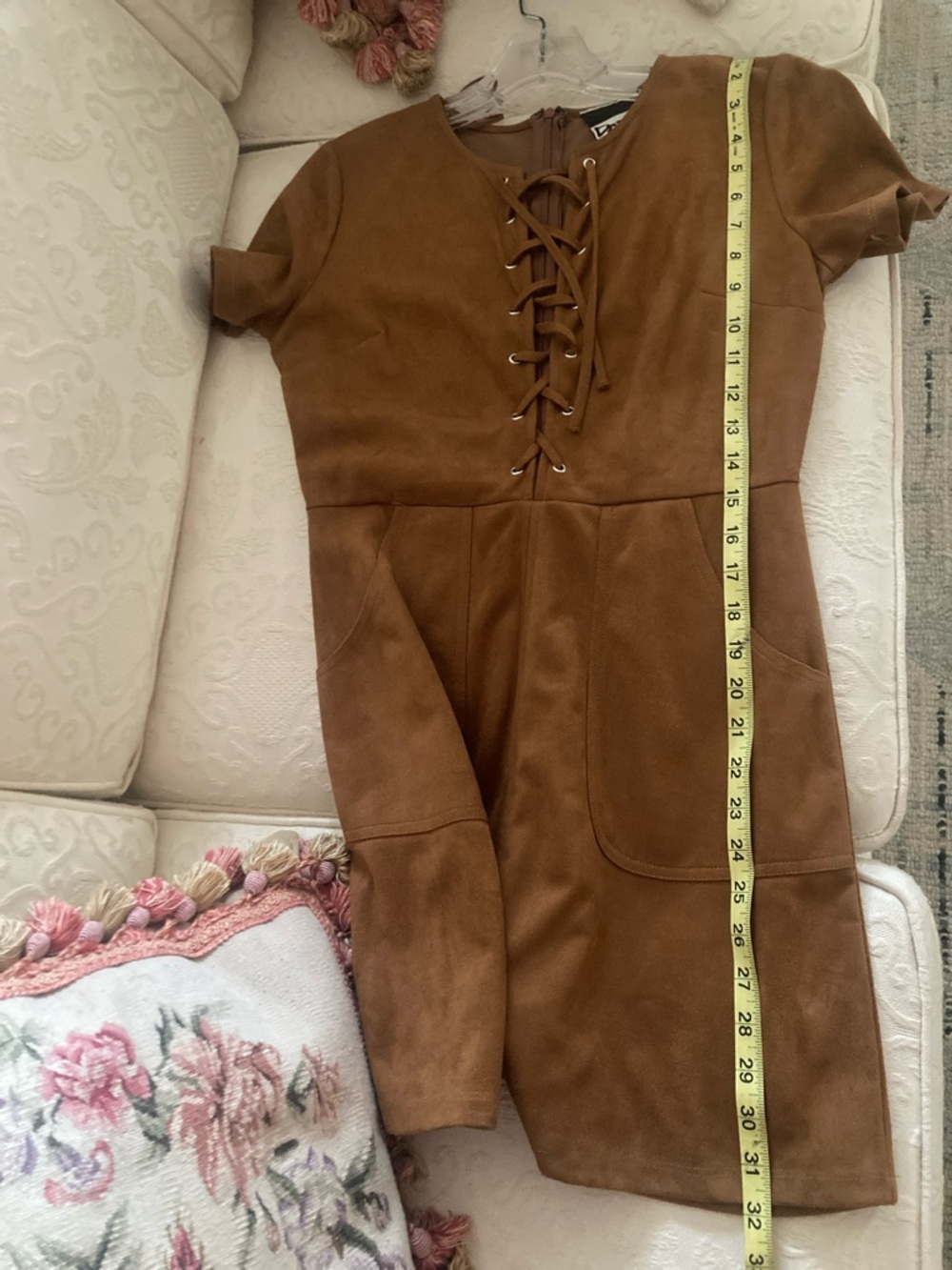 Faux suede dress - Picture 10 of 10